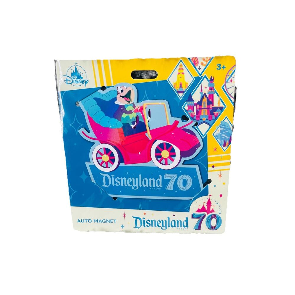 Disneyland Resort 70th Anniversary Car Magnet Mr Toads Wild Ride Brand New